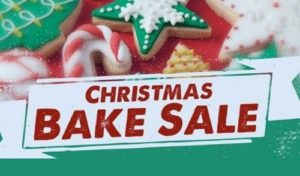 Christmas bake sale banner
