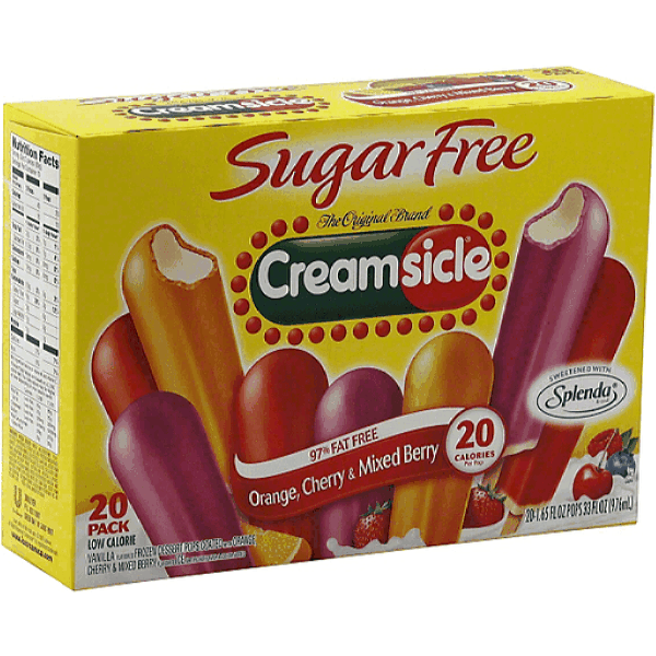 sugar free creamsicle