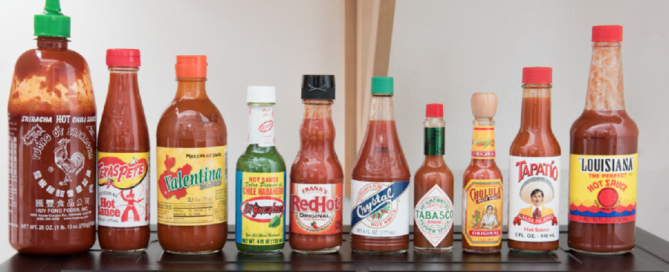 A selection of the top-name hot sauce brands in America today A selection of the top-name hot sauce brands in America today