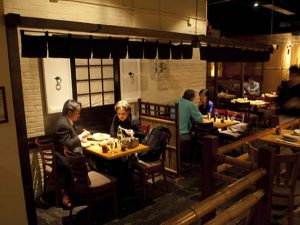 A typical Japanese restaurant in the US