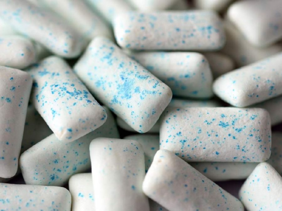 Chewing gum comes in a variety of shapes, colors, and sizes