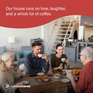 Our house runs on love, laughter, and a whole lot of coffee.