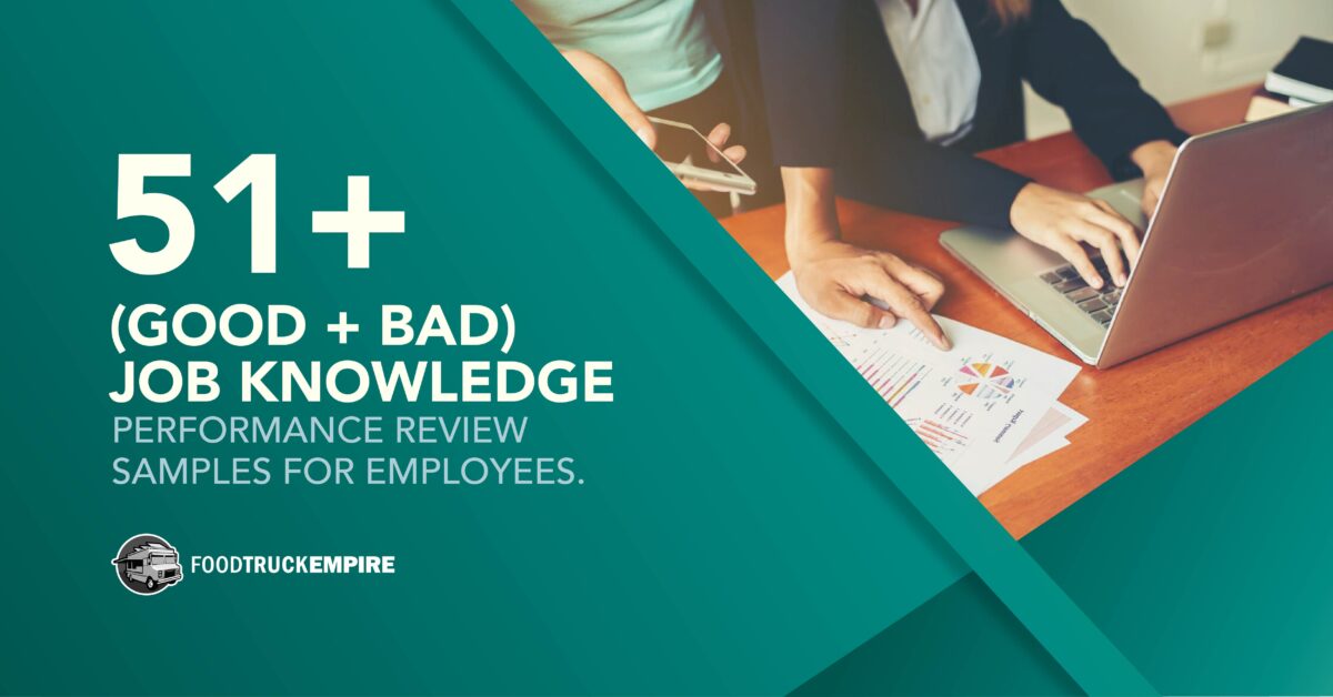 51 Good Bad Job Knowledge Performance Review Samples