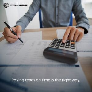 Paying taxes on time is the right way.