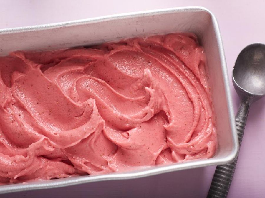 Healthy nutritious frozen yogurt