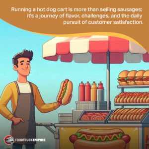 Running a hot dog cart is more than selling sausages; it's a journey of flavor, challenges, and the daily pursuit of customer satisfaction.
