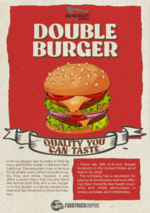 In-N-Out Burger menu flyer