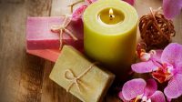 Make candles and soap Company together for bath-time relaxation