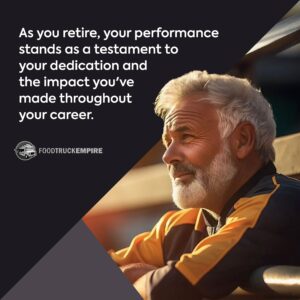 As you retire, your performance stands as a testament to your dedication and the impact you've made throughout your career.