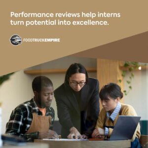 Performance reviews help interns turn potential into excellence.