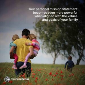 Your personal mission statement becomes even more powerful when aligned with the values and goals of your family.