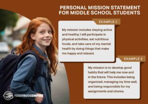 Personal Mission Statement for Middle School Students Example.