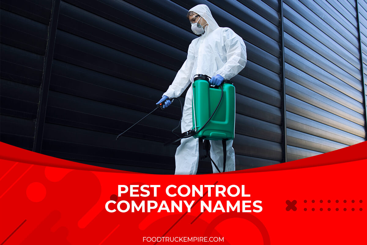 401+ All-Time Best Pest Control Company Names (2022 Update)