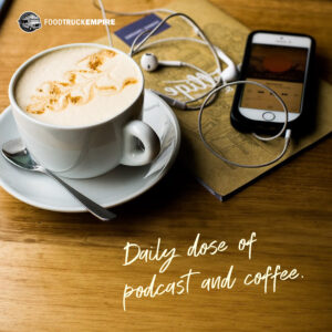 Daily dose of podcast and coffee.