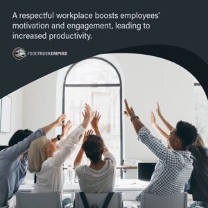 A respectful workplace boosts employees' motivation and engagement, leading to increased productivity.