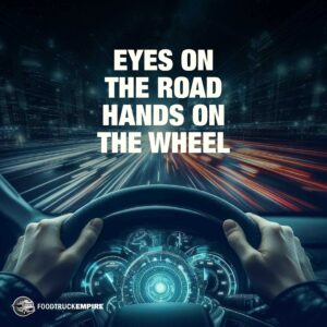 Eyes on the road, hands on the wheel.
