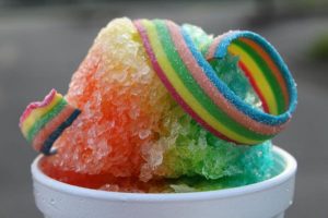 Shave ice makes for a delicious and colorful treat