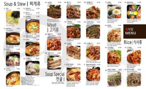 Some of the typical Korean dishes you can find in most restaurants