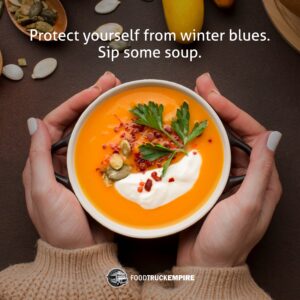 Protect yourself from winter blues. Sip some soup.