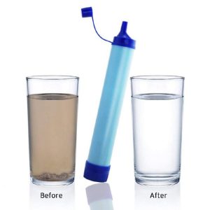 Straw type water purifiers are great for outdoors and people on the go