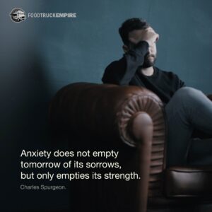 Anxiety does not empty tomorrow of its sorrows, but only empties its strength. - Charles Spurgeon