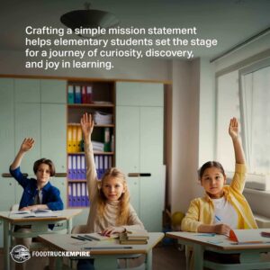 Crafting a simple mission statement helps elementary students set the stage for a journey of curiosity, discovery, and joy in learning.