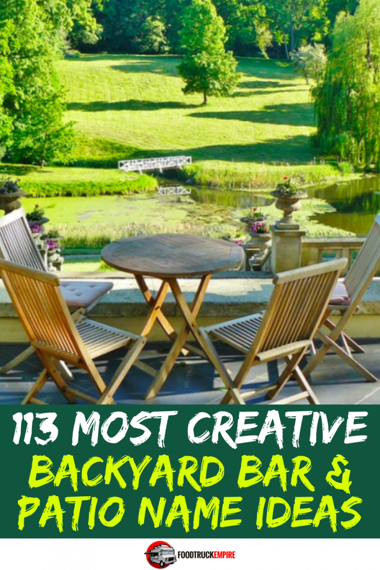 113 Most Creative Backyard Bar & Patio Name Ideas