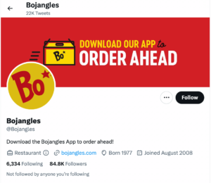 Bojangles mobile order