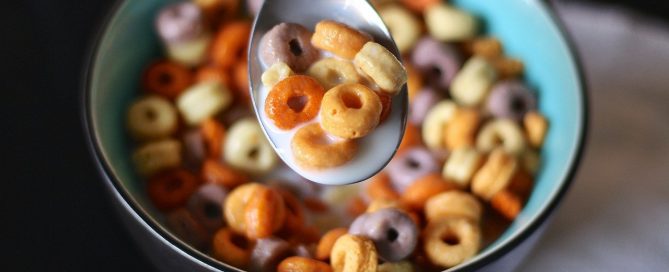 Cereals will always remind you of breakfast.