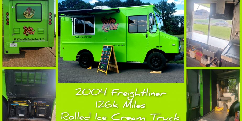 Rolled Ice Cream Food Truck for Sale (SOLD)