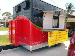 Custom Catering Food Trailer for Sale in Florida