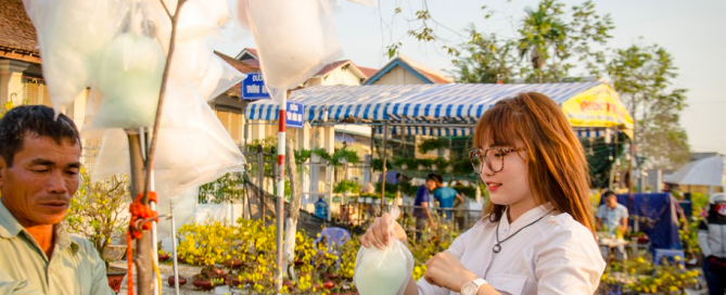 Cotton candy at a street fair. cotton candy at a fair