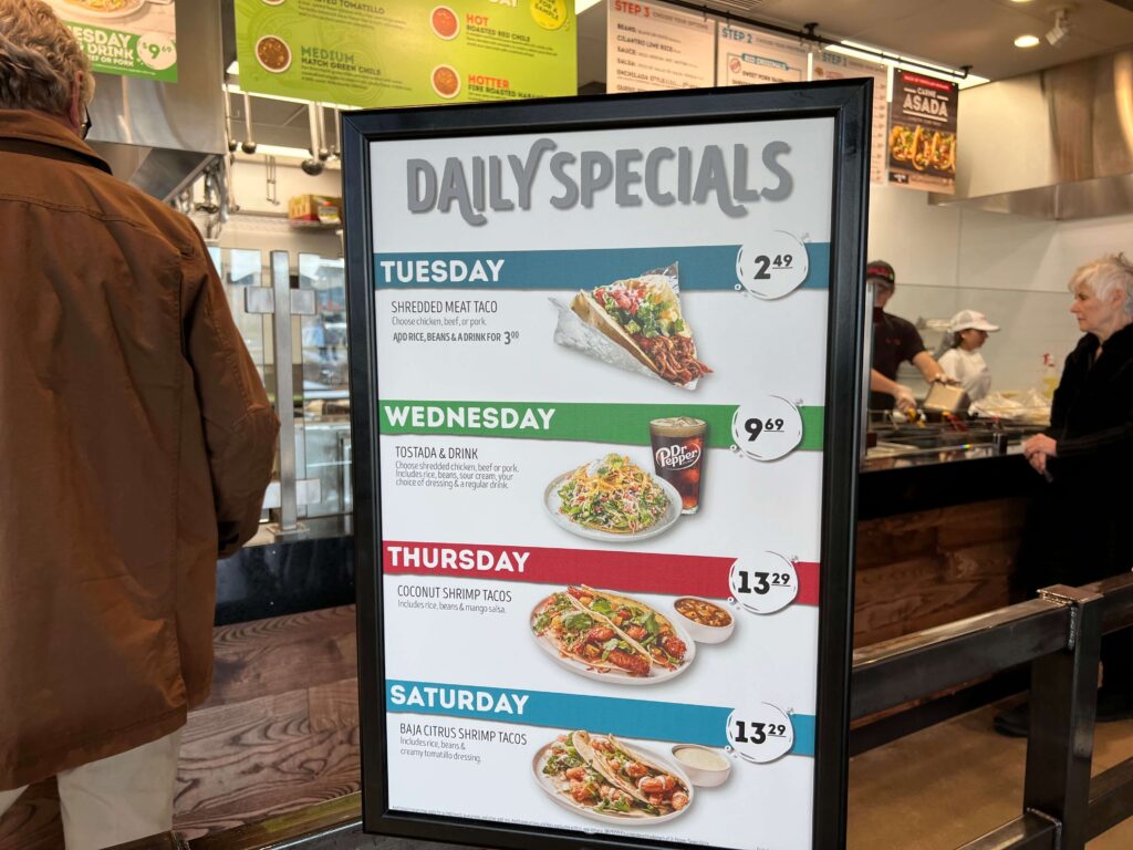 Cafe Rio Menu Prices & Daily Specials (2023)