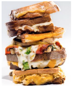 grilled cheese tower