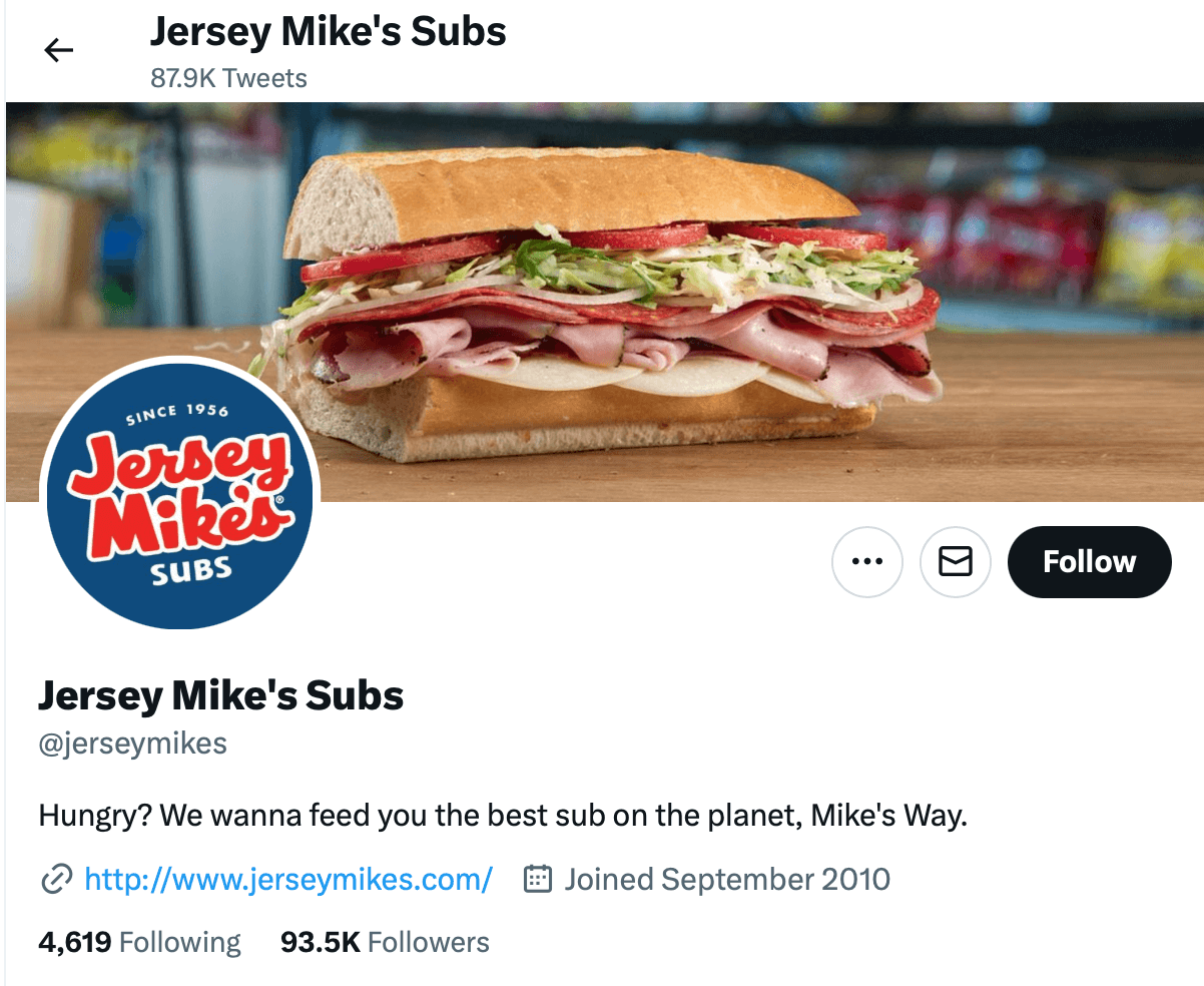Jersey Mike's Subs - Order a sub in the Jersey Mike's app and earn