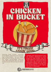 KFC menu flyer 