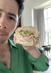 Nick Jonas sandwich.