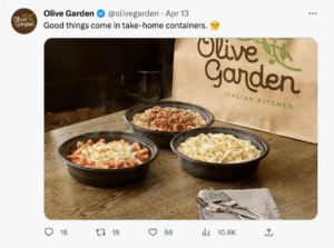 Olive Garden take home