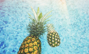 Pineapple swimming pool.