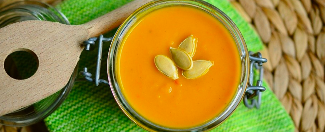 A pumpkin soup. pumpkin soup