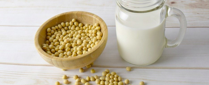 Introducing soy milk. soy milk