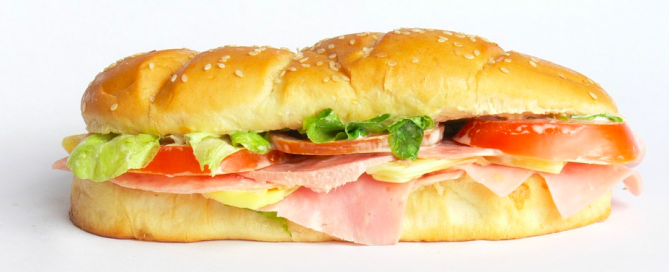 A sub sandwich. sub sandwich