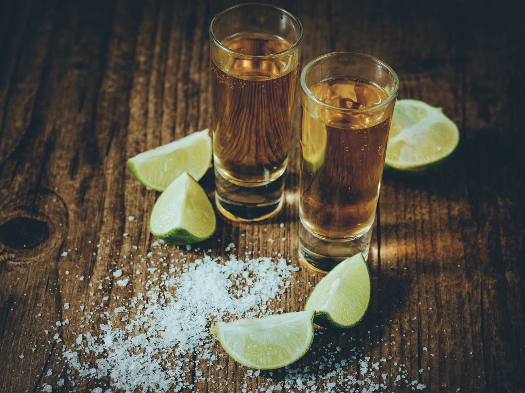 Tequila, Lime, and Salt.