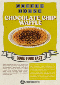 Waffle House menu poster