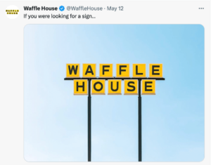 Waffle House sign 